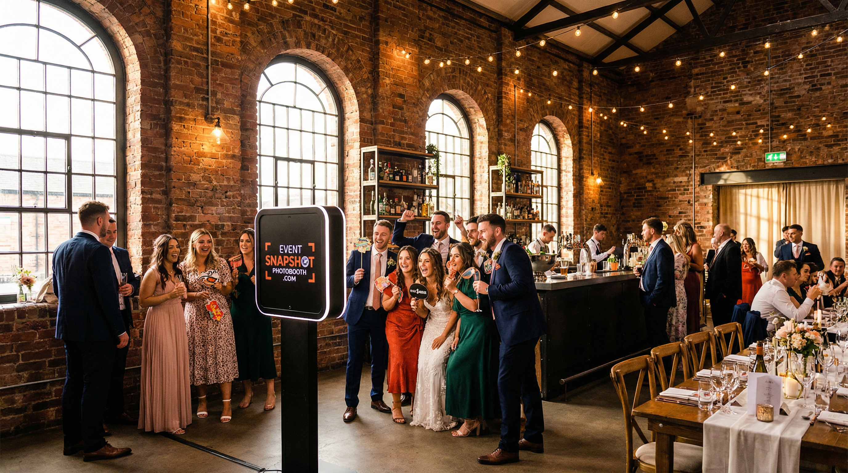 Photobooth in a high-end venue